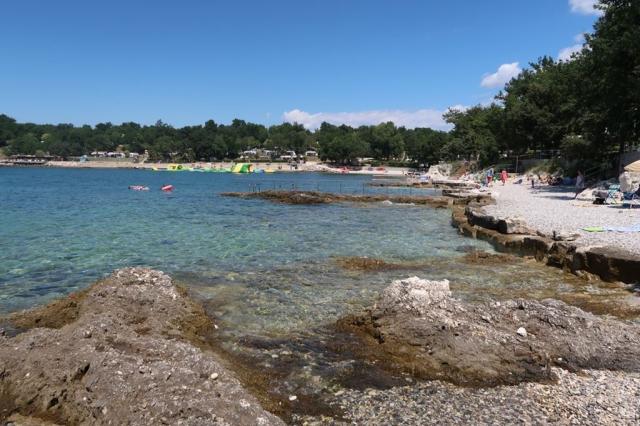 Camping Bijela Uvala, Zelena laguna, Poreč, Istrie, Chorvatsko,