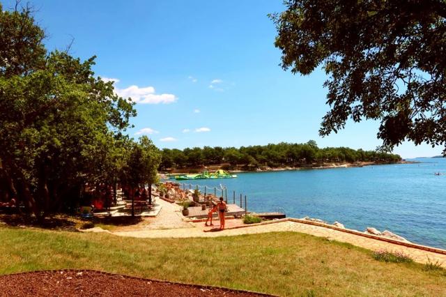 Camping Bijela Uvala, Zelena laguna, Poreč, Istrie, Chorvatsko,