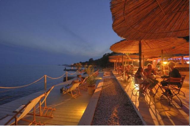 Camping Bijela Uvala, Zelena laguna, Poreč, Istrie, Chorvatsko,