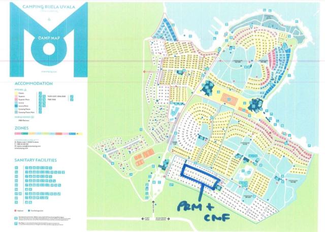 Camping Bijela Uvala, Zelena laguna, Poreč, Istrie, Chorvatsko,
