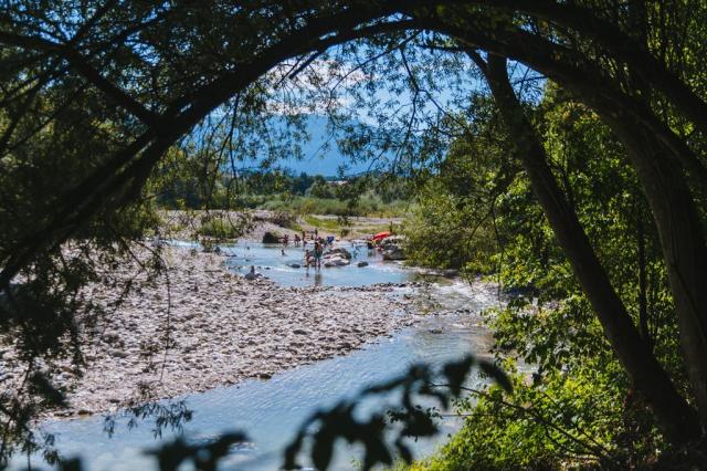 Camping Menina. Savinjska Dolina, Slovinské hory, Severní Slovi