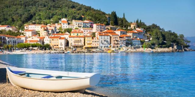 Hotel Mediteran, Moščenicka Draga, Istrie, Chorvatsko, Dovolená