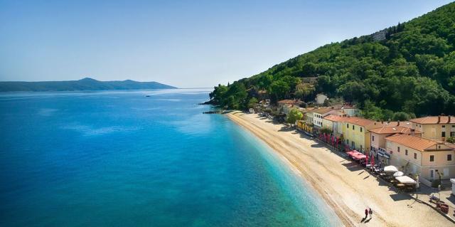 Hotel Mediteran, Moščenicka Draga, Istrie, Chorvatsko, Dovolená