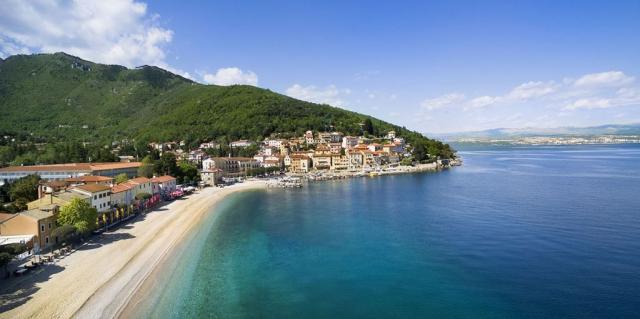Hotel Mediteran, Moščenicka Draga, Istrie, Chorvatsko, Dovolená