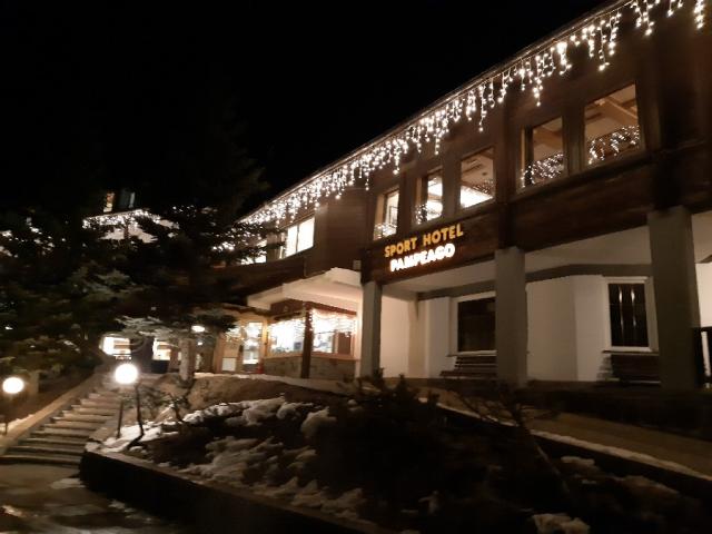 Sport hotel Pampeago, Latemar, Val di Fiemme, Itálie