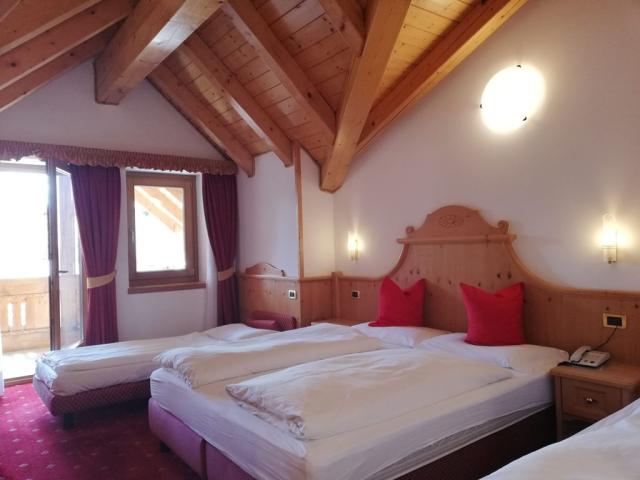 4lůžkový pokoj Standard, Hotel Gardenia, Passo Tonale, Itálie,