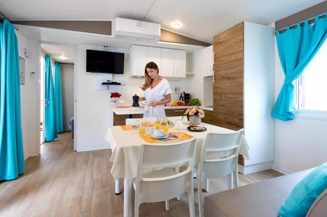 Mobilní dům Laguna Platinum (34 m2 + 22 m2), Ca Pasquali Villag