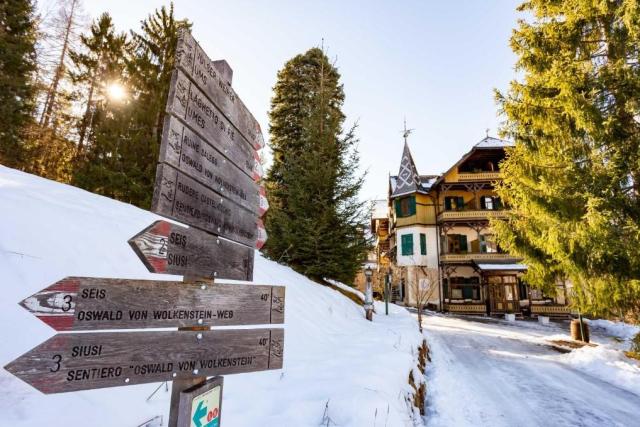 Hotel Salegg, Siusi allo Sciliar, Alpe di Siusi, Itálie, CK 