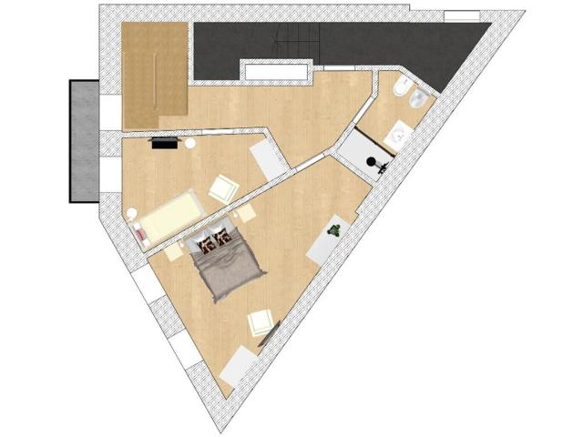 3ložnicový apartmán Quadrilo (73 m2) 6+2, CK 