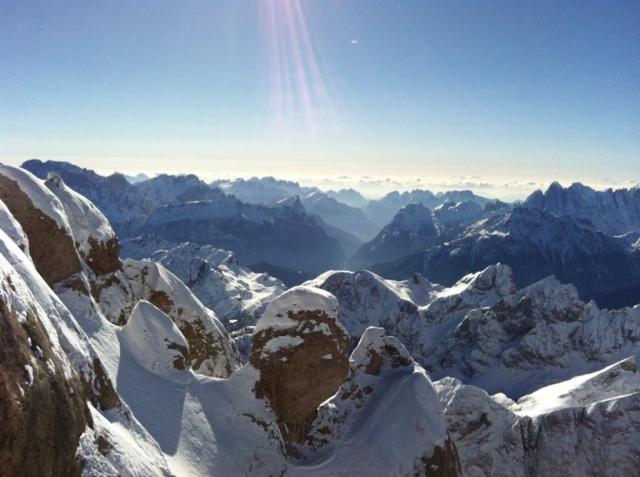 Ciesa dela Maestra, Ciapella, Marmolada, Benátské Alpy, Itálie,
