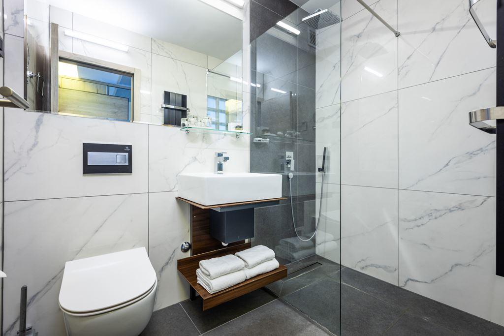 2lůžkový pokoj Superior s přistýlkou v hotelu Haliaetum, San Si