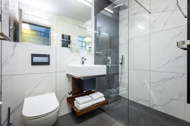 2lůžkový pokoj Superior s přistýlkou v hotelu Haliaetum, San Si