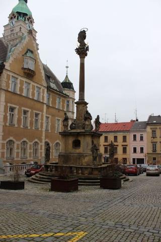 Šumperk - Náměstí Míru, sloup