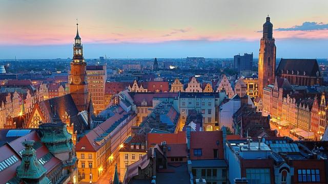 Wroclaw, Krakow