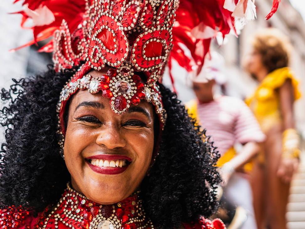 Argentinské tango a samba Rio de Janeira