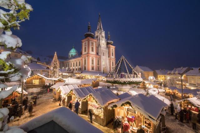 Basilika Mariazell, jednodenní výlet Adventní Mariazell a čerto