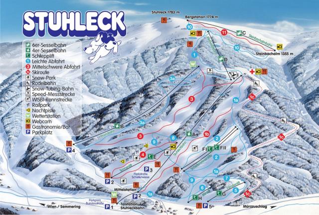CK, lyžování v Rakousku, Stuhleck