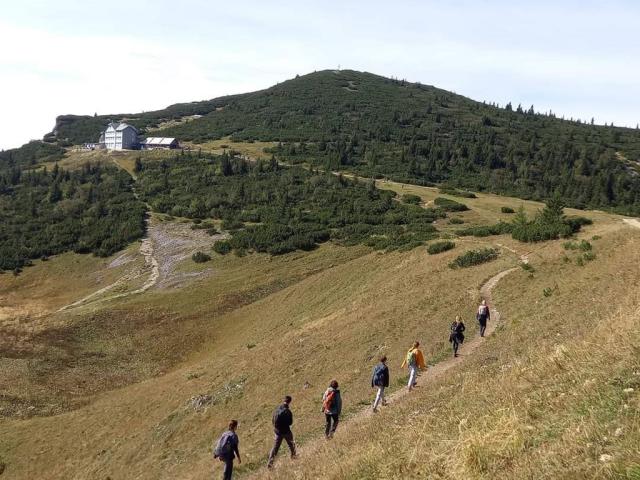 Rakousko, pěší turistika na jeden den v Raxalpe, CK