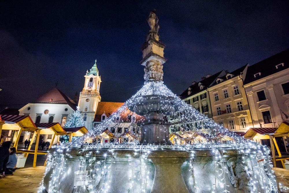 CK, Slovensko, jednodenní výlet, Adventní Bratislava