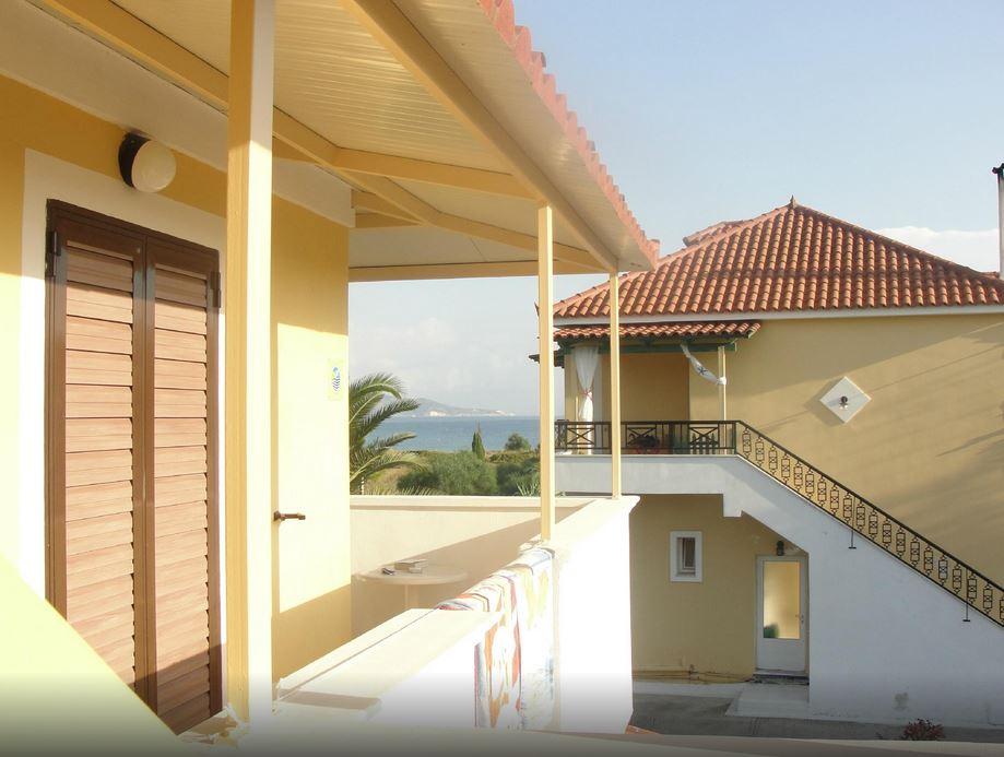 CK, Řecko, Zakynthos, Apartmány Draganikos, vchod do apartmánu
