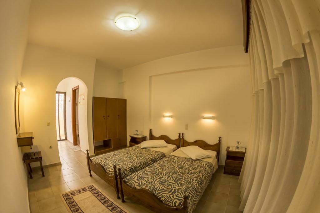 CK, Řecko, Zakynthos, Apartmány Draganikos, ložnice apartmánu