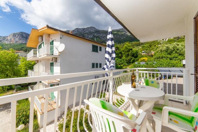 CK Gradac vila Neda studio č. 6 balkon