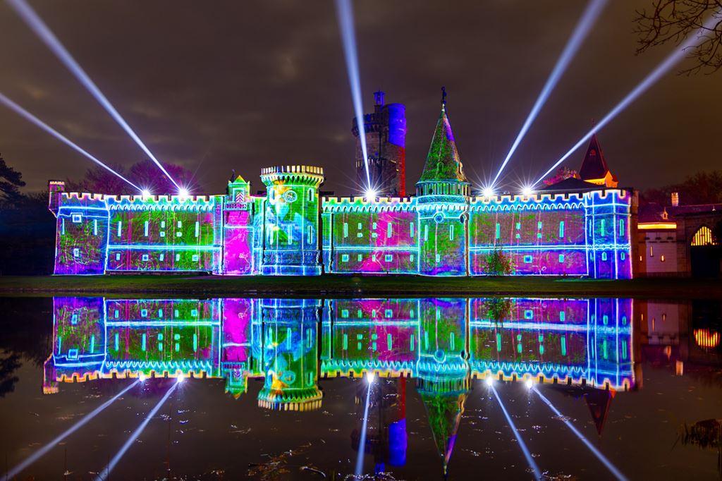 CK, advent v Rakousku, Illumina, zámecký park Laxenburg © MAGM