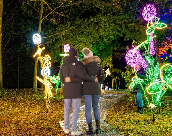 CK, advent v Rakousku, Illumina, zámecký park Laxenburg  © MAGM