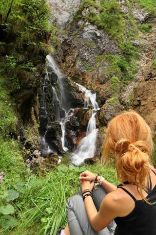 CK, Rakousko, soutěska Wasserlochklamm, vodopády