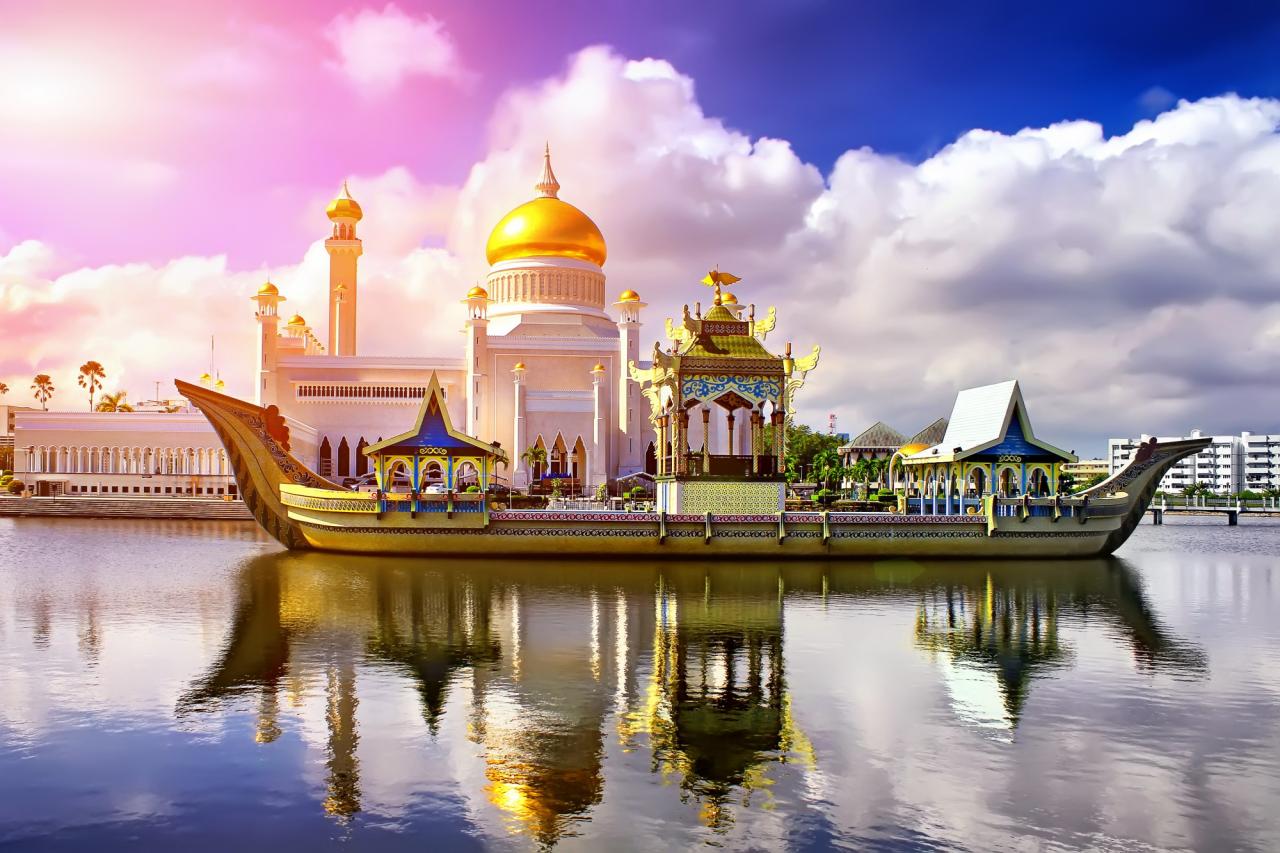 Malajsie, Brunej, Borneo, Filipíny