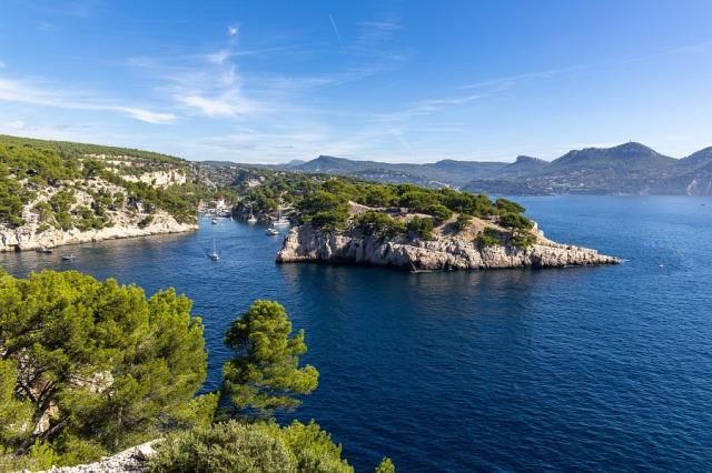 Calanques jižní Francie