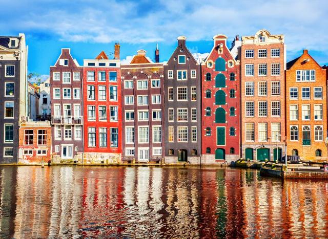 Nezaměnitelné domy v Amsterdamu