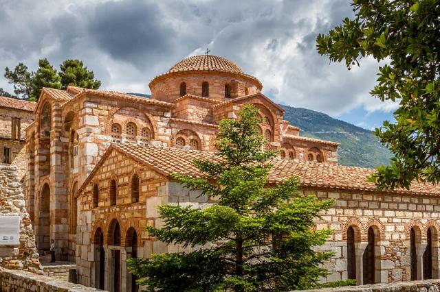 Byzantský pravoslavný klášter Osios Lucas
