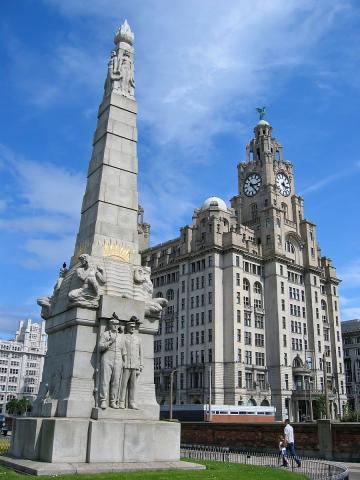 Titanic Monument at Liverpool England