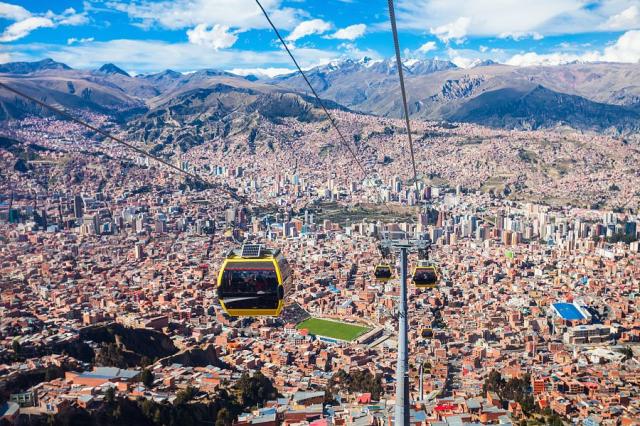 lanovka Teleférico, La Paz