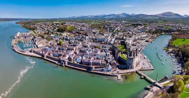 Caernarfon letecky