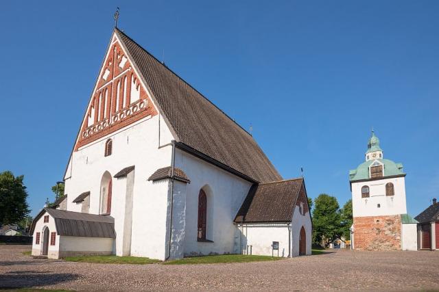 Nádherný luteránský kostel v Porvoo