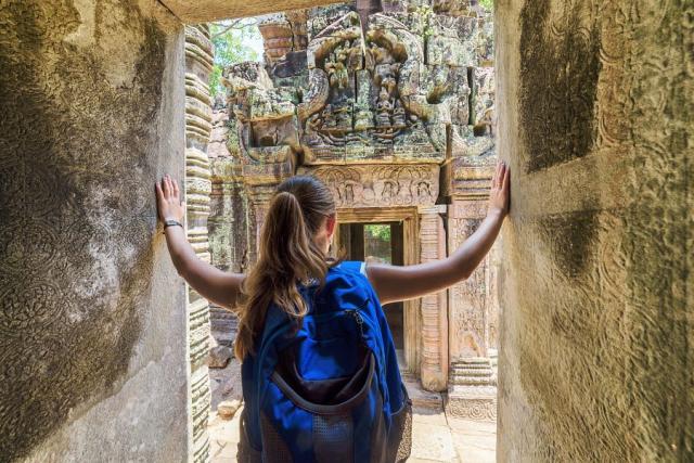 Návštěva nádherného chrámu Angkor Wat