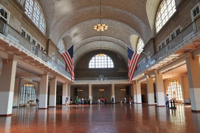 Great Hall na Ellis Island