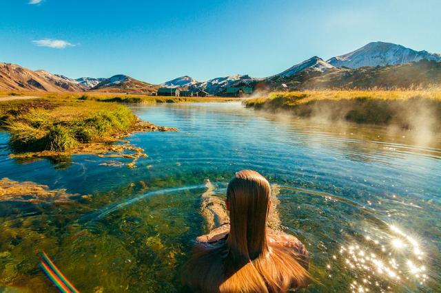 Landmannalaugar teplý potok