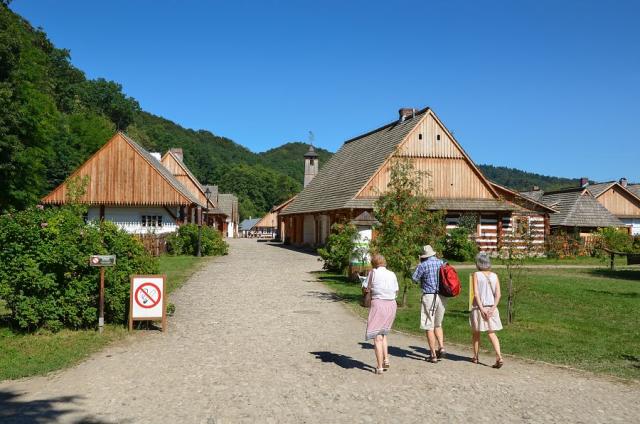 Sanok skanzen Polsko