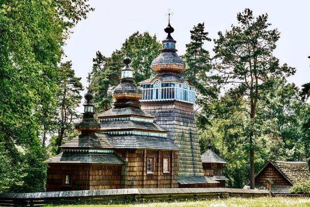 Sanok skanzen Polsko