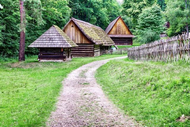 Sanok skanzen Polsko