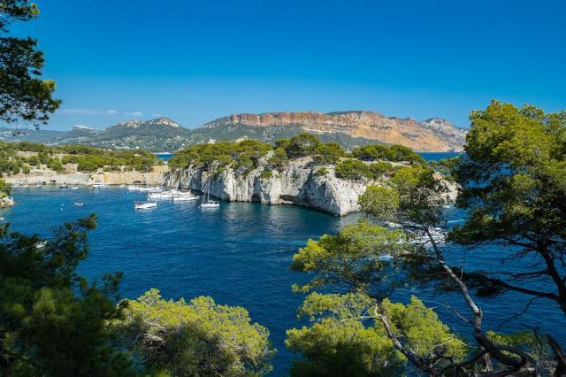 Calanques jižní Francie