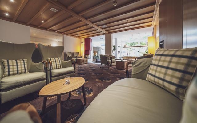 Švýcarsko-Davos-Hotel Strela-lobby