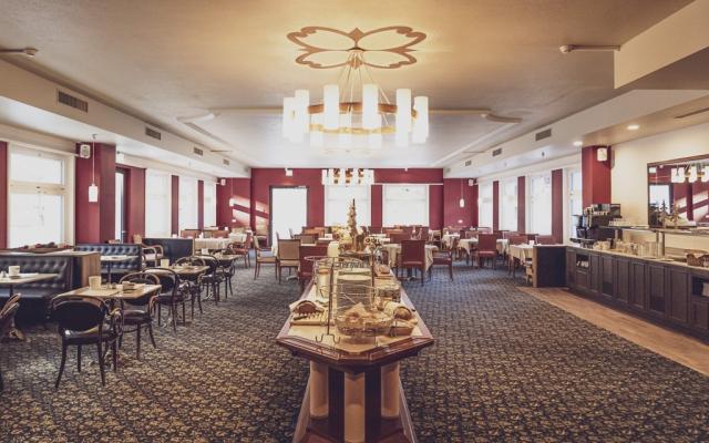 Švýcarsko-Davos-Hotel Strela-restaurace