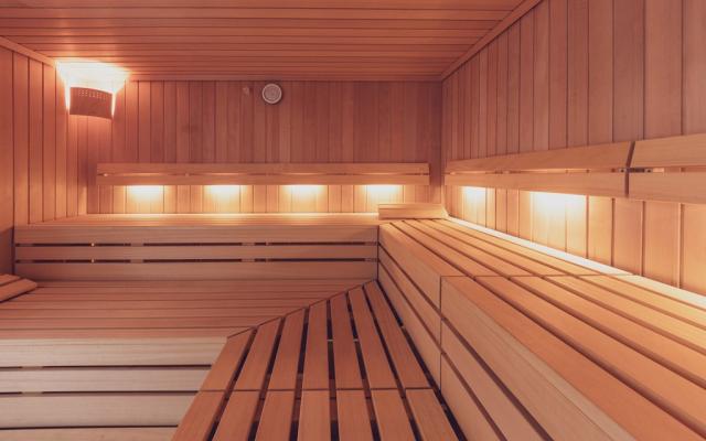 Švýcarsko-Davos-Hotel Strela-sauna