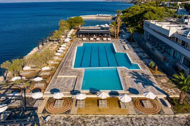 Řecko-Loutraki-Wyndham Loutraki Poseidon Resort-bazén