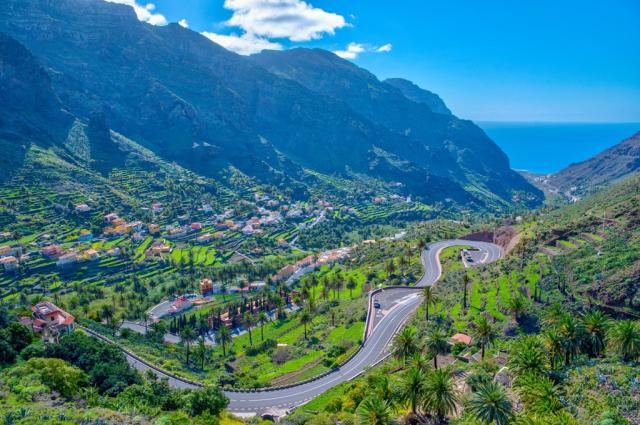Turistika-Kanárské ostrovy-La Gomera-Valle Gran Rey valley