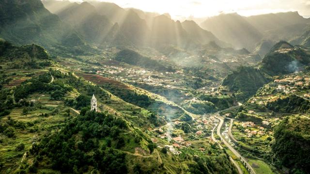 Madeira-Aerial view on small city Sao Vicente-shutterstock_1061